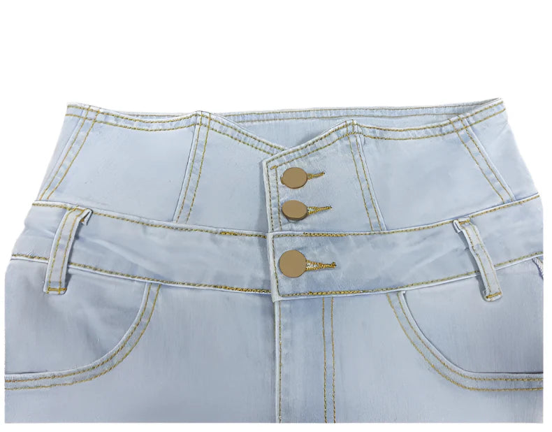 **Trendige Bleistifthose | Hoch taillierte Bodycon-Jeans für den Frühling**