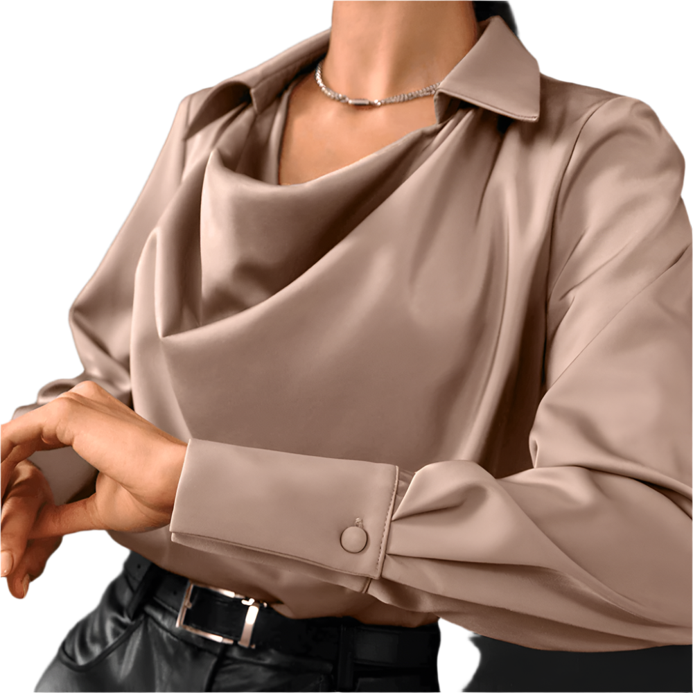 Zeitlose weiche und stilvolle feminine Bluse