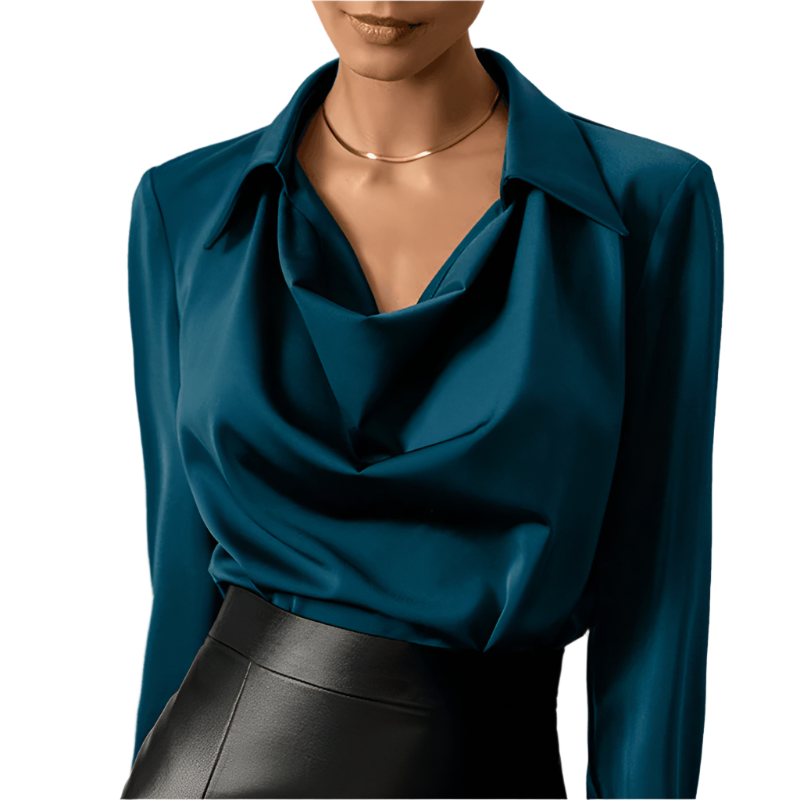 Zeitlose weiche und stilvolle feminine Bluse